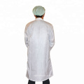 Clean room uniform working smock coated esd smock cloths esd smock gown